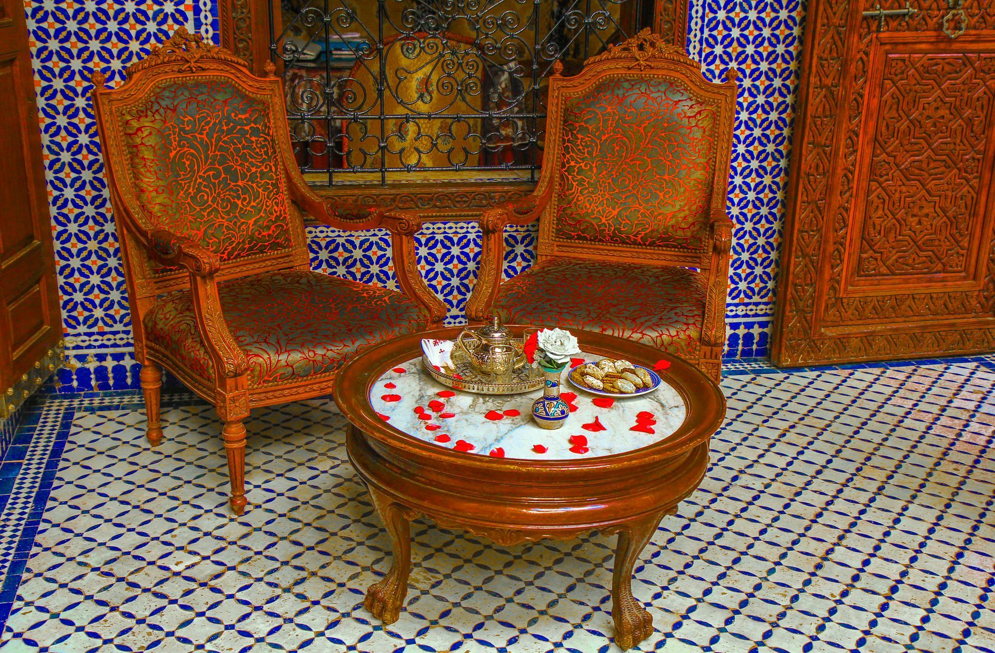 Riad Alya Fes Luaran gambar